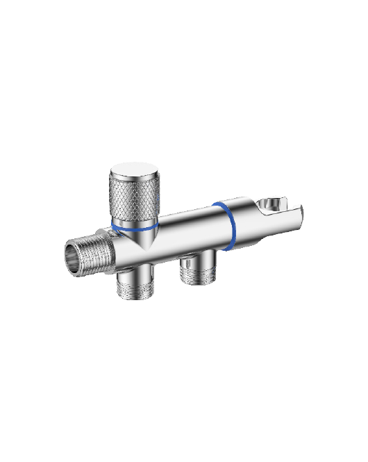 Angle valve Double headwork.Chrome