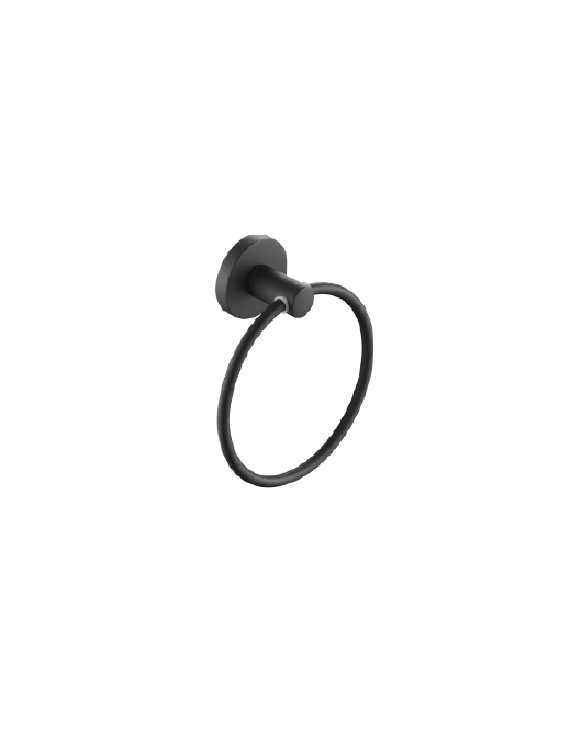 Black Towel - holder ring