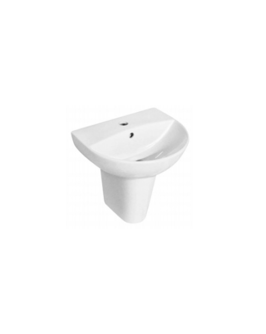 Basin 45cm with haif ped istal 